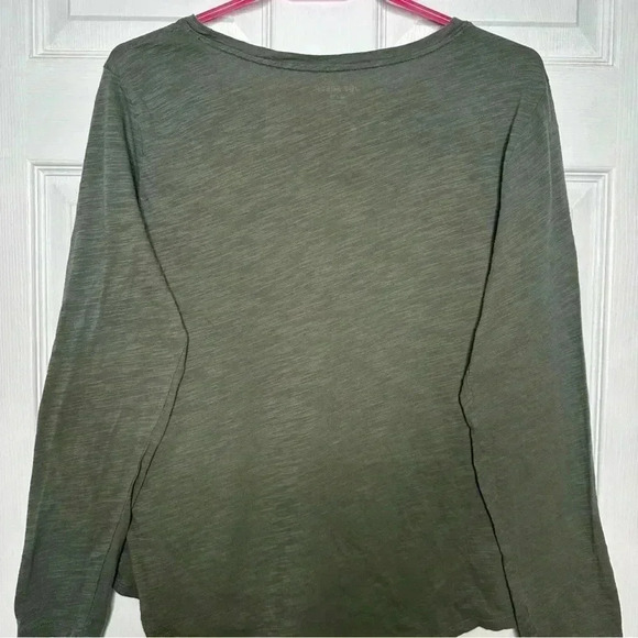 Joe Fresh Shirt Long  Sleeved Green Size Extra Large - Picture 5 of 15